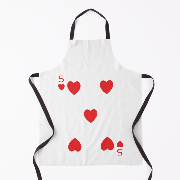 Item preview, Five of Hearts Playing Card Poker Card designed and sold by johnta17.