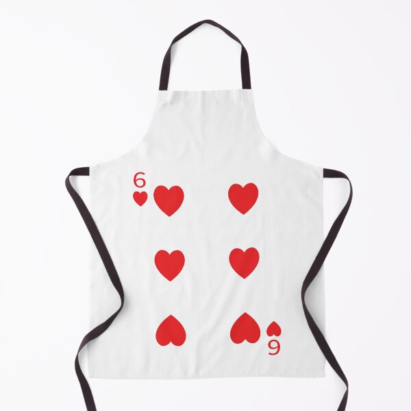 Item preview, Six of Hearts Playing Card Poker Card designed and sold by johnta17.