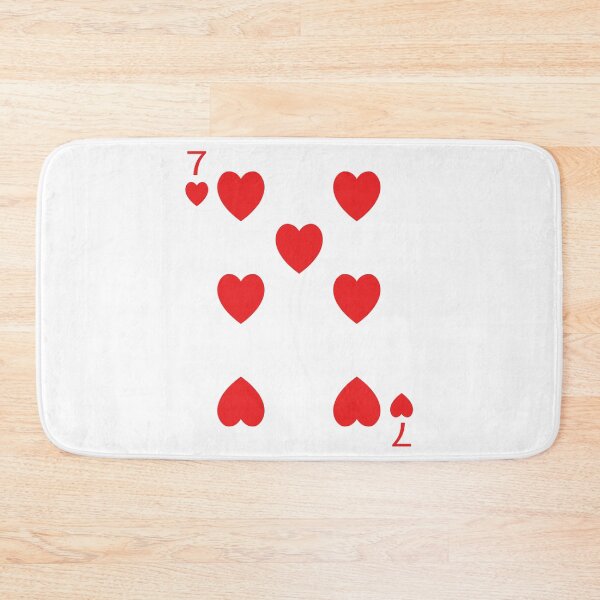 Item preview, Seven of Hearts Playing Card Poker Card designed and sold by johnta17.