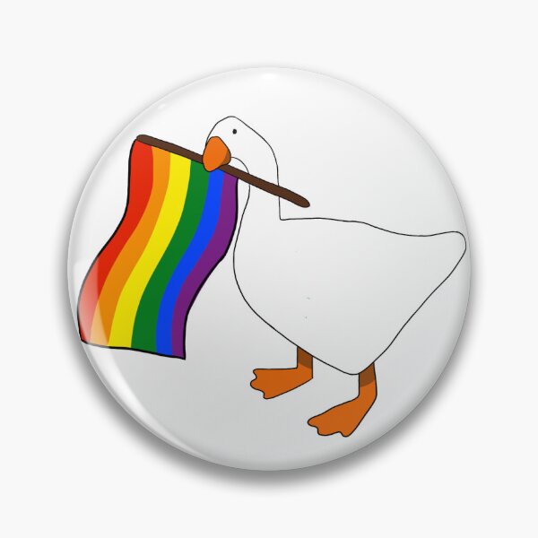 Artikelvorschau, lgbtq-flaggengans entworfen und verkauft von lizzievanille.