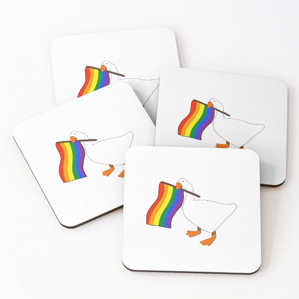 Item preview, lgbtq flag goose designed and sold by lizzievanille.