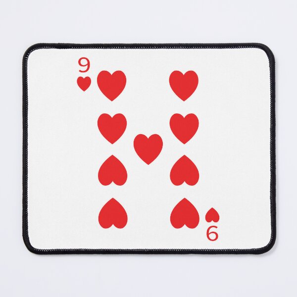 Item preview, Nine of Hearts Playing Card Poker Card designed and sold by johnta17.