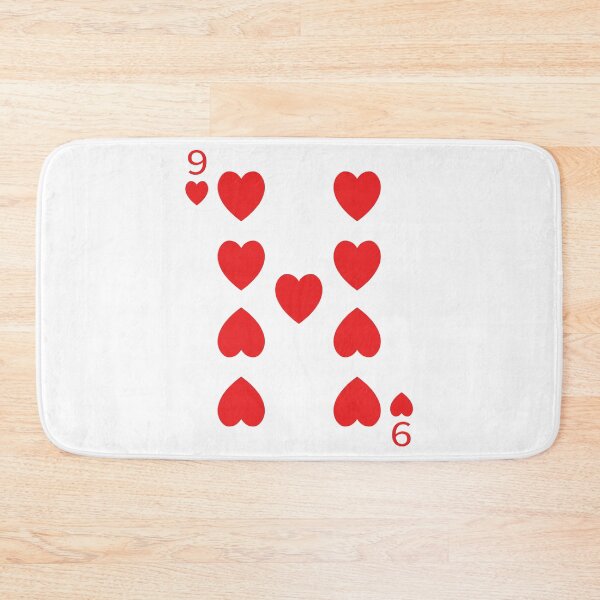 Item preview, Nine of Hearts Playing Card Poker Card designed and sold by johnta17.