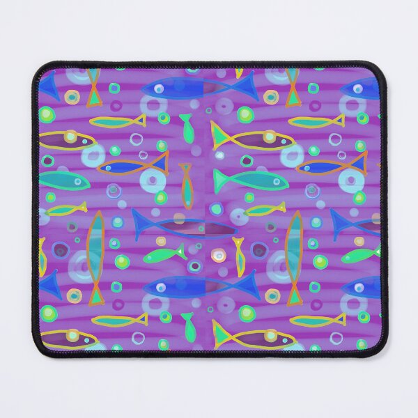 Item preview, Fish and Bubbles Pattern designed and sold by PeckoBird.