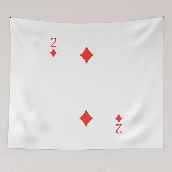 Item preview, Two of Diamonds Playing Card Poker Card designed and sold by johnta17.