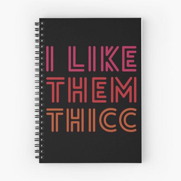 Item preview, I Like Them Thicc (Black Background) designed and sold by IKDG.