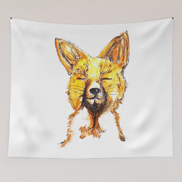 Item preview, Red Smiling fox designed and sold by CanDo20.
