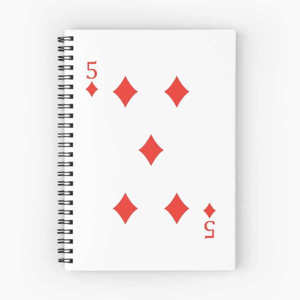 Item preview, Five of Diamonds Playing Card Poker Card designed and sold by johnta17.