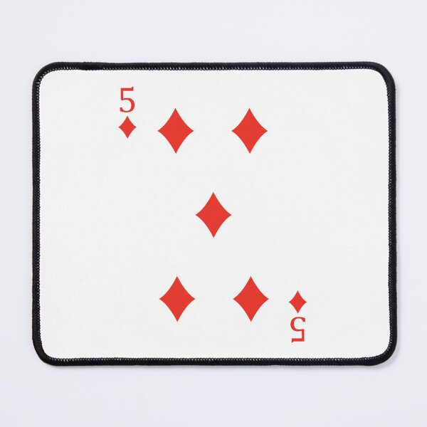 Item preview, Five of Diamonds Playing Card Poker Card designed and sold by johnta17.