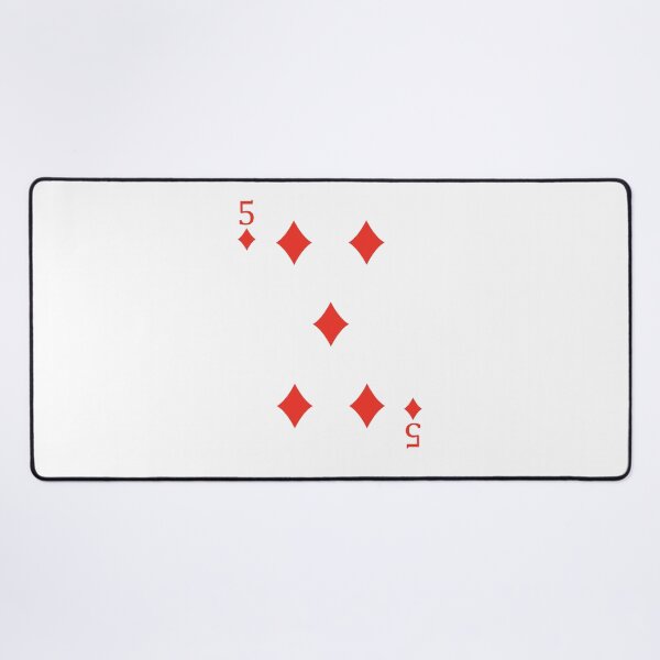 Item preview, Five of Diamonds Playing Card Poker Card designed and sold by johnta17.