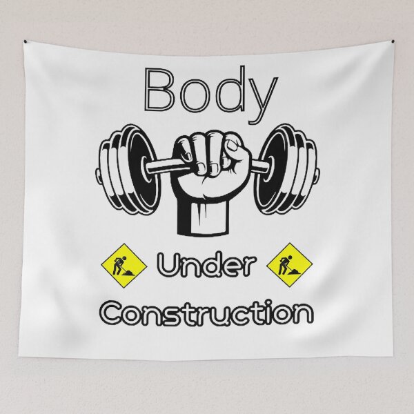 Item preview, Body Under Construction Funny Gym designed and sold by man0s.