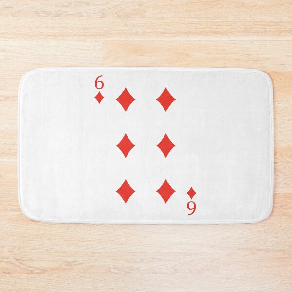 Item preview, Six of Diamonds Playing Card Poker Card designed and sold by johnta17.