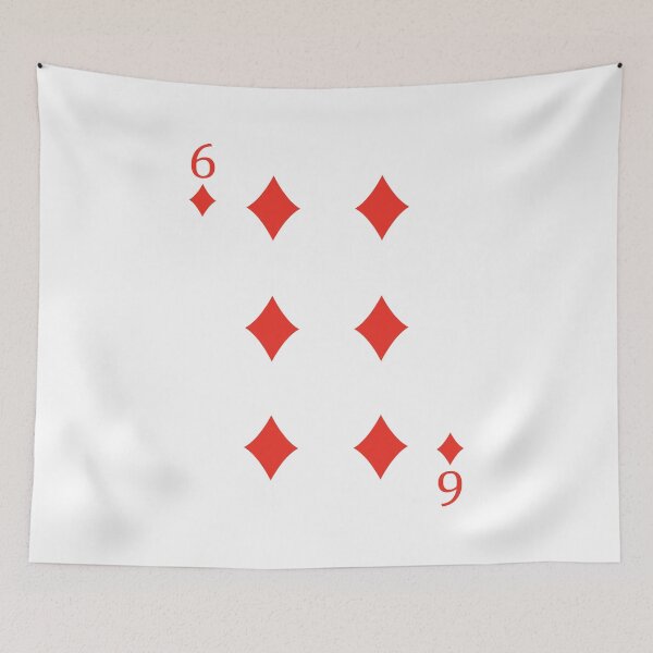 Item preview, Six of Diamonds Playing Card Poker Card designed and sold by johnta17.