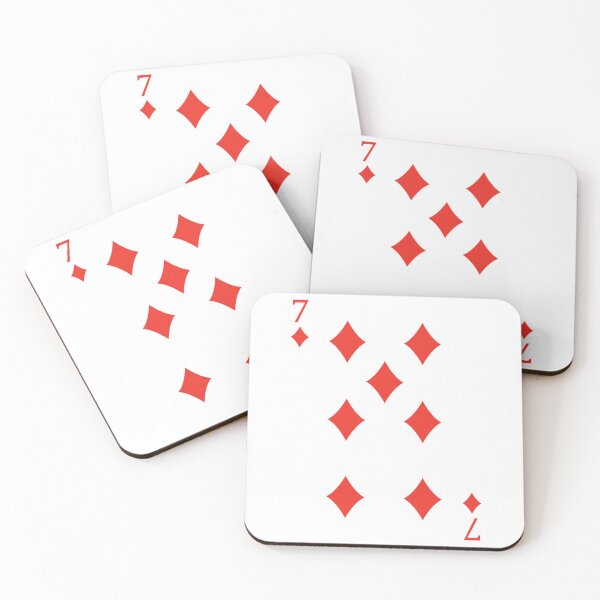 Item preview, Seven of Diamonds Playing Card Poker Card designed and sold by johnta17.
