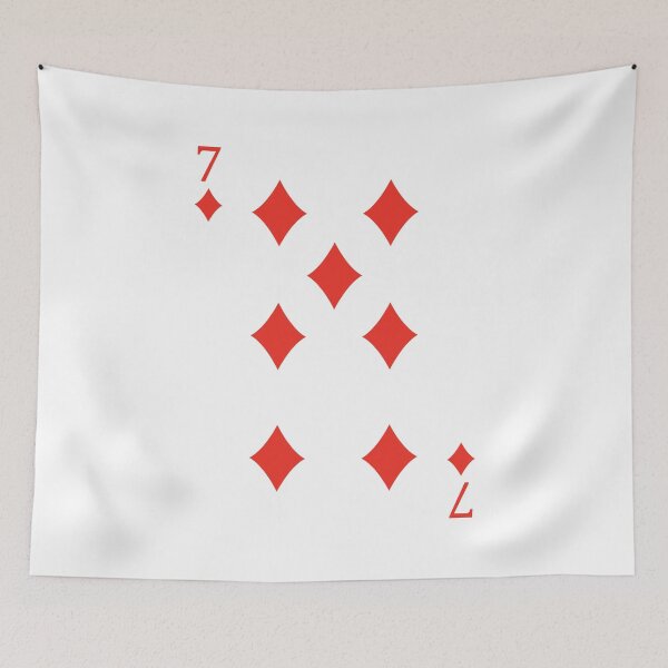 Item preview, Seven of Diamonds Playing Card Poker Card designed and sold by johnta17.