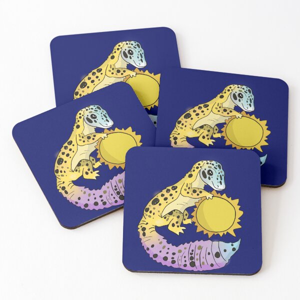 Item preview, Sunny the Leopard Gecko designed and sold by Claire Doodles.
