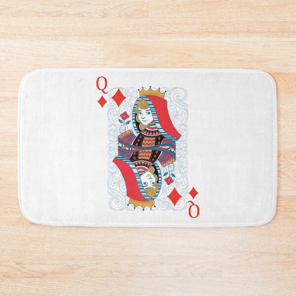Item preview, Queen of Diamonds Playing Card Poker Card designed and sold by johnta17.