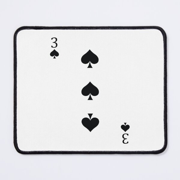 Item preview, Three of Spades Playing Card Poker Card designed and sold by johnta17.