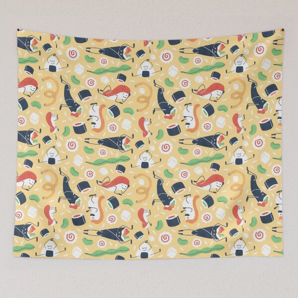 Item preview, Crazy Sushi Pattern designed and sold by Karla-Kiky.