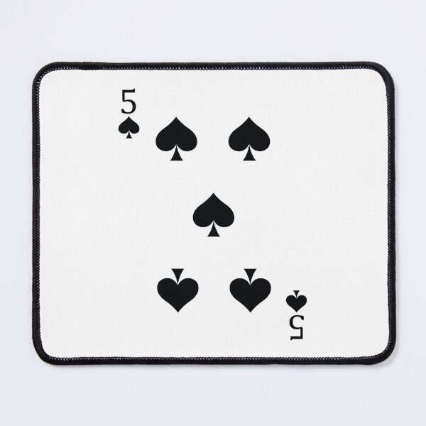 Item preview, Five of Spades Playing Card Poker Card designed and sold by johnta17.