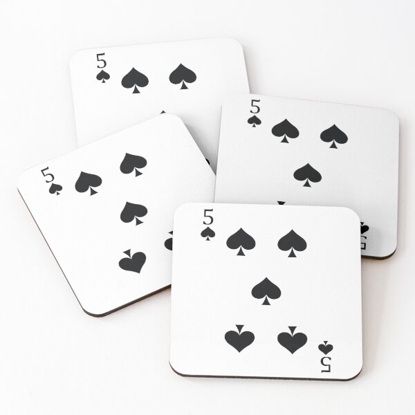 Item preview, Five of Spades Playing Card Poker Card designed and sold by johnta17.