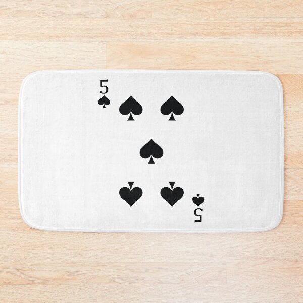 Item preview, Five of Spades Playing Card Poker Card designed and sold by johnta17.