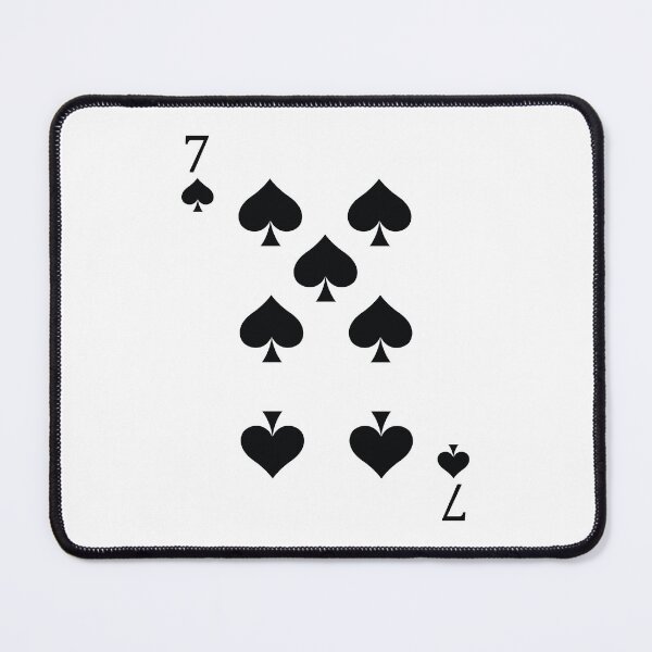 Item preview, Seven of Spades Playing Card Poker Card designed and sold by johnta17.