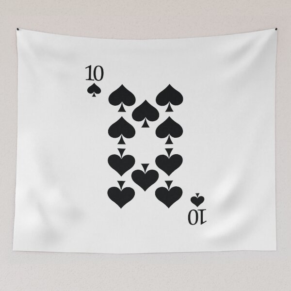 Item preview, Ten of Spades Playing Card Poker Card designed and sold by johnta17.
