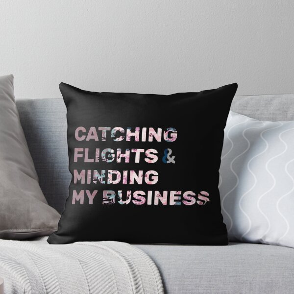 Item preview, catching flights and minding my business designed and sold by binkashop.