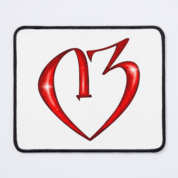 Item preview, Stylized red number thirteen designed and sold by RinaGArt.