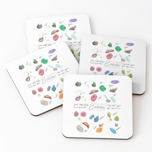 Item preview, Watercolor Birthstones designed and sold by Jarrod Vandenberg.
