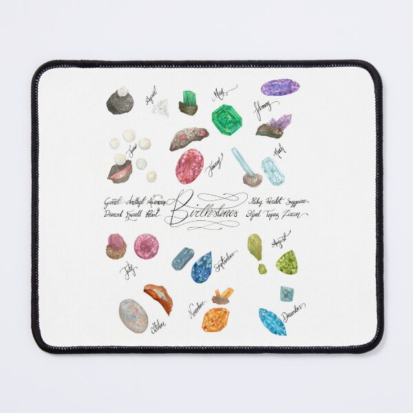 Item preview, Watercolor Birthstones designed and sold by Jarrod Vandenberg.