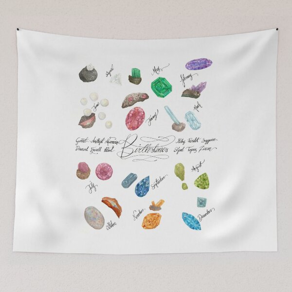 Item preview, Watercolor Birthstones designed and sold by Jarrod Vandenberg.