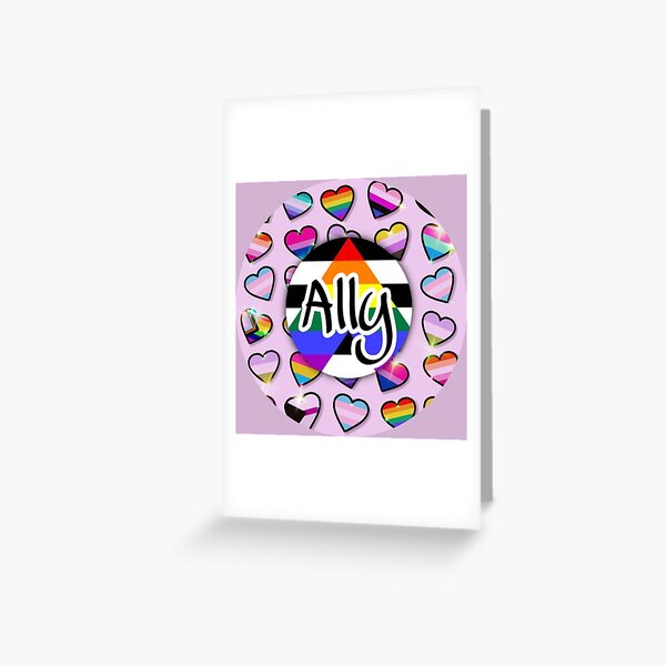 Lgbtqia Ally Lgbtqia Pastel Pride Hearts Greeting Card By Eclectikandherb Redbubble 4844