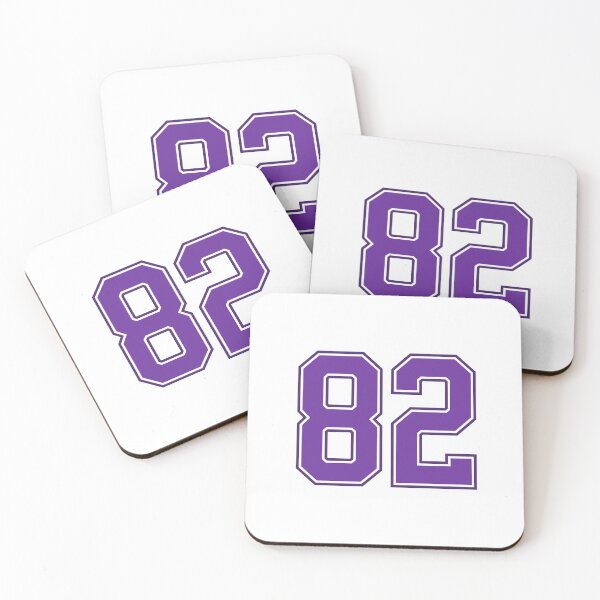 Item preview, Purple Number 82 lucky sports jersey eighty two designed and sold by HeavyStyle.