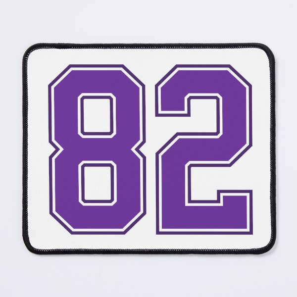 Item preview, Purple Number 82 lucky sports jersey eighty two designed and sold by HeavyStyle.