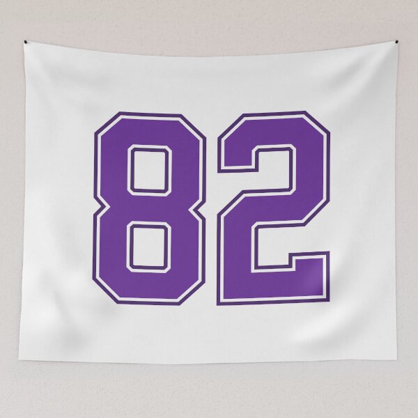 Item preview, Purple Number 82 lucky sports jersey eighty two designed and sold by HeavyStyle.