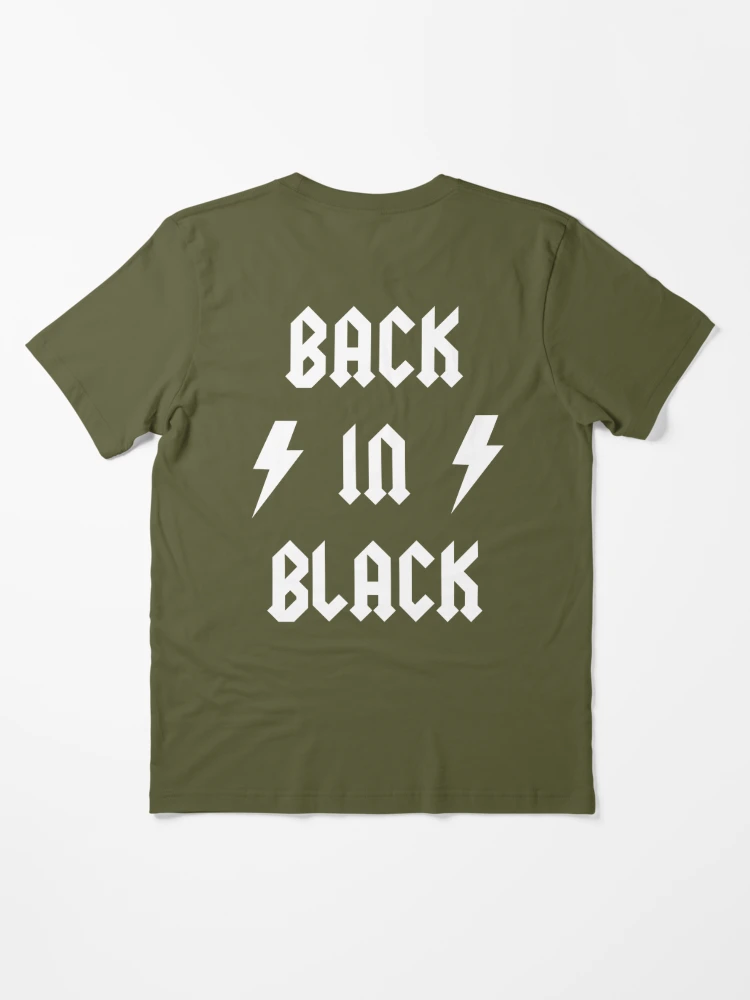 Back in Essential Sale | by inkeddads Redbubble black\