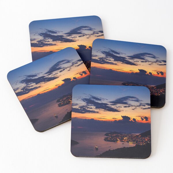 Item preview, Panoramic view of Dubrovnik at sunset  designed and sold by Chris-Thodd.