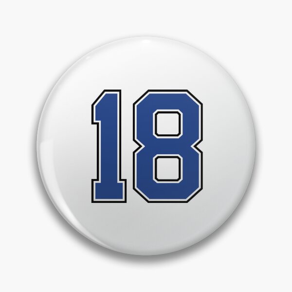 Item preview, Number 18 lucky sports jersey eighteen designed and sold by HeavyStyle.