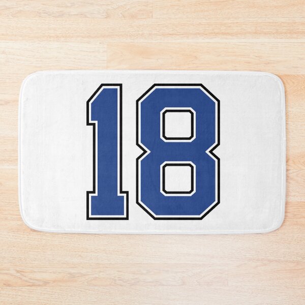 Item preview, Number 18 lucky sports jersey eighteen designed and sold by HeavyStyle.
