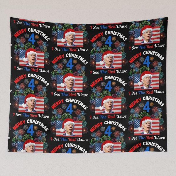 Item preview, Joe Biden Confused Merry Christmas 4th Of July designed and sold by WoodburyLake.