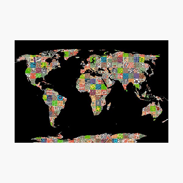 Item preview, A world of cities II designed and sold by PlanosUrbanos.