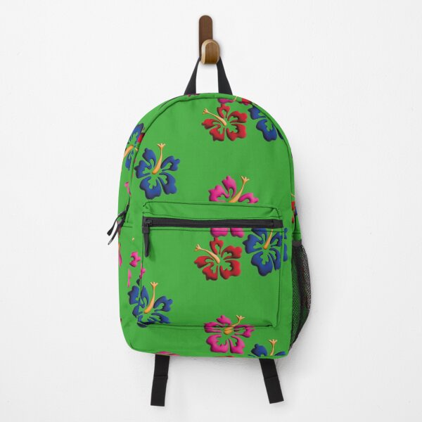 Item preview, Hawaiian tropical style flower design in green designed and sold by Sock Garden.