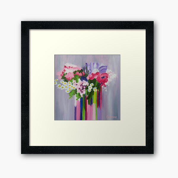 Floral Zing Framed Art Print
