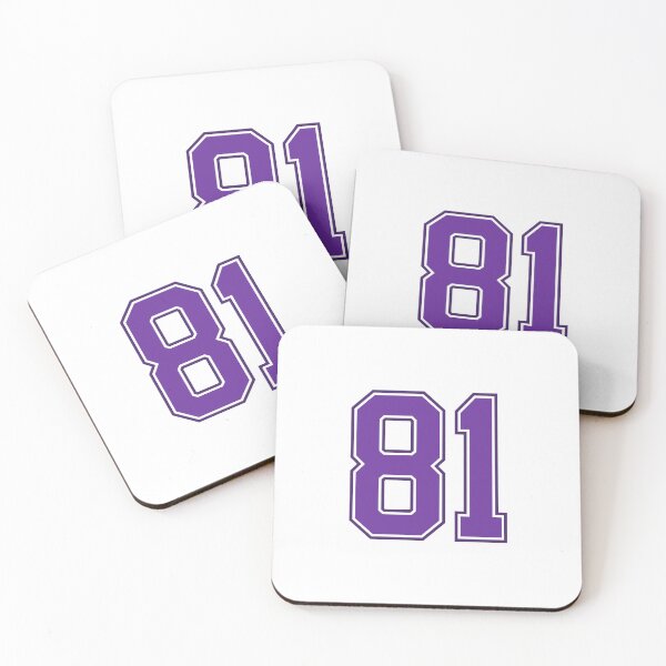 Item preview, Purple Number 81 lucky sports jersey eighty one designed and sold by HeavyStyle.