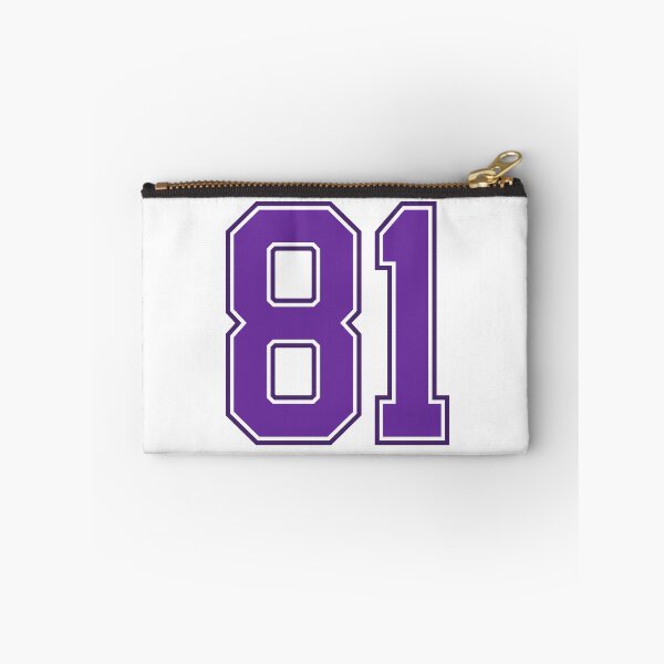 Item preview, Purple Number 81 lucky sports jersey eighty one designed and sold by HeavyStyle.