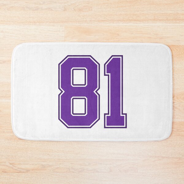 Item preview, Purple Number 81 lucky sports jersey eighty one designed and sold by HeavyStyle.
