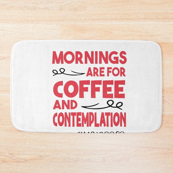 Item preview, Mornings Are For Coffee And Contemplation, JIM HOPPER quote designed and sold by Heddar Badreddine.