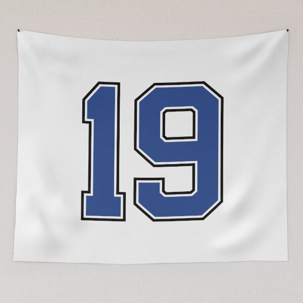 Item preview, Number 19 lucky sports jersey nineteen designed and sold by HeavyStyle.